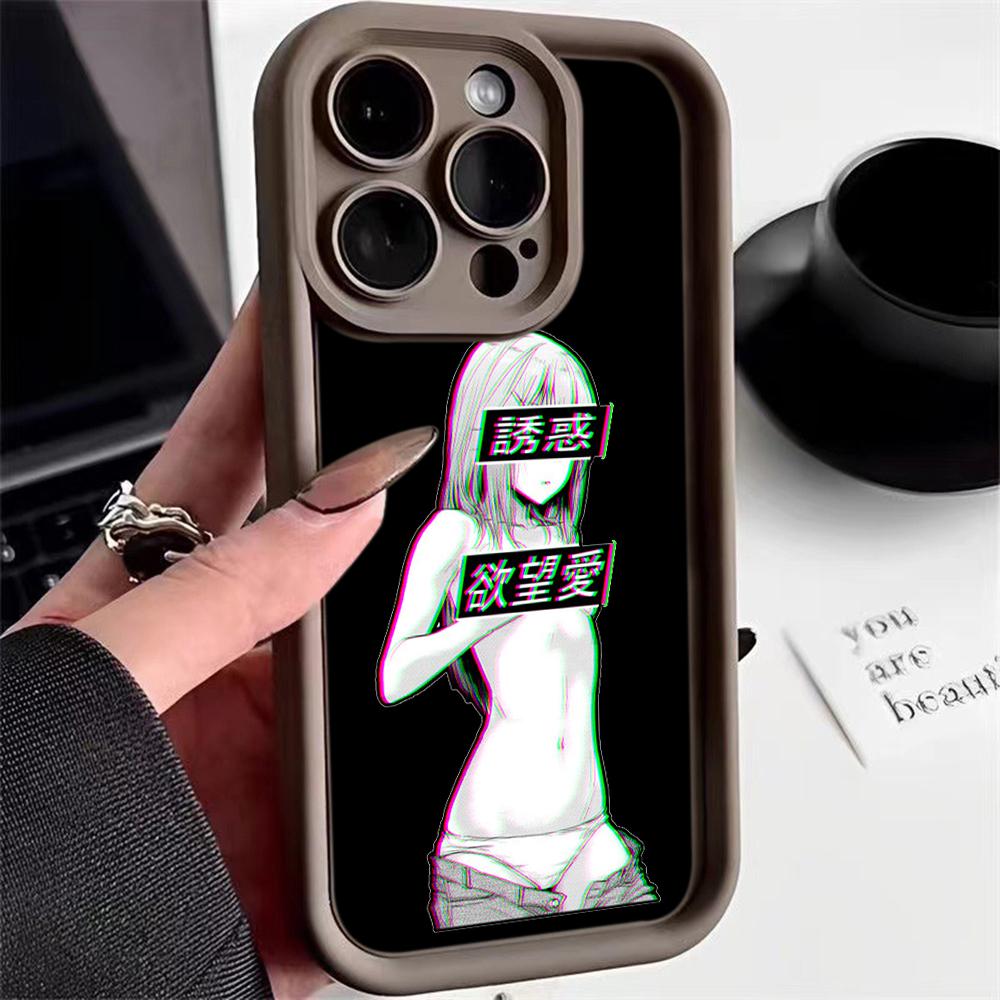 Ae81 хентай Harajuku аниме Girl art защитные чехлы для телефонов для Xiaomi Poco X5 M6 Redmi Note 13 12 11 Pro 13C 12C A3 9 10 12S ангельские глазки задняя крышка из ТПУ