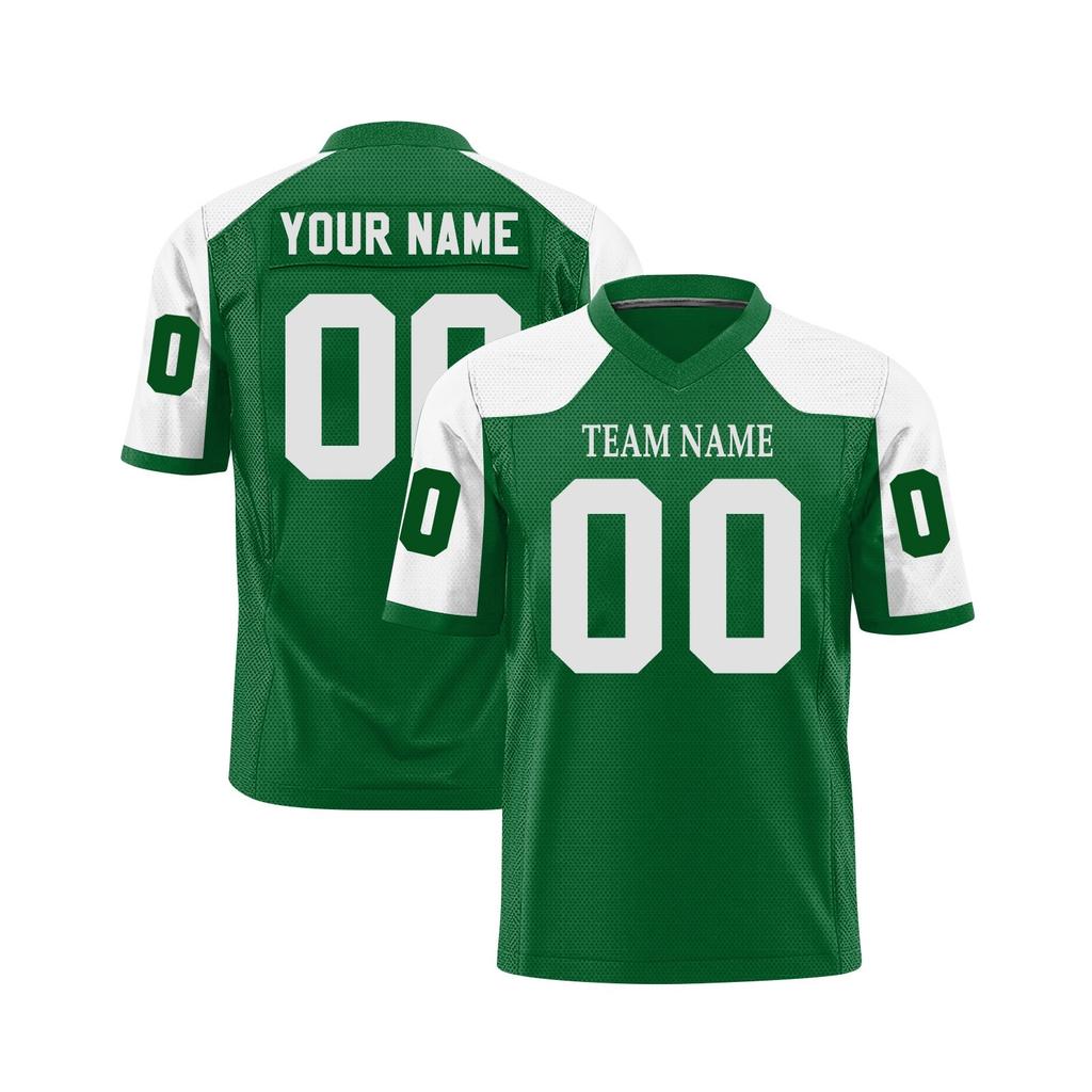 Custom Football Jerseys Personalized Printed Team Name & Number Sports Uniform For Men Women Youth