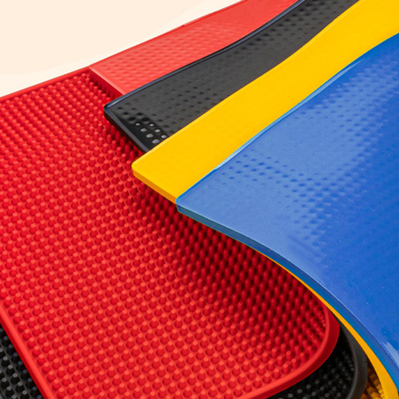 Table Cup Mat Kitchen Pvc Mat Pad For Bar Cocktail Square Bar Coaster with Drainage and Anti-Slip Pad Car Restaurant Coaster