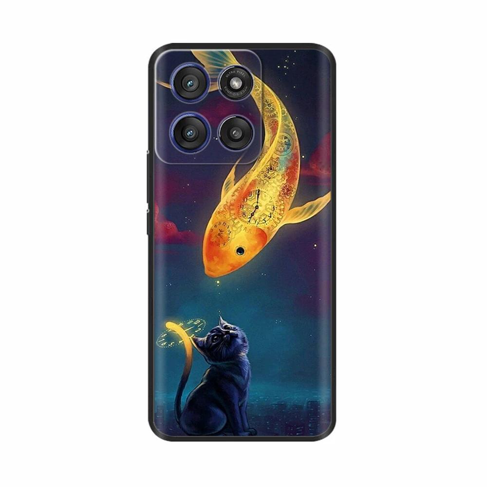Чехол для Motorola Moto Edge 60 Fusion Edge 60 Stylus Pro Креативные узоры Мягкий Тонкий ТПУ Силиконовая Задняя крышка Ударопрочный Fundas