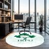 Ireland Rugby Printed Round Rug Carpet Chair Rug Area Rug Entryway Doormats,for Office Chair Living Room Bedroom Kitchen Room.