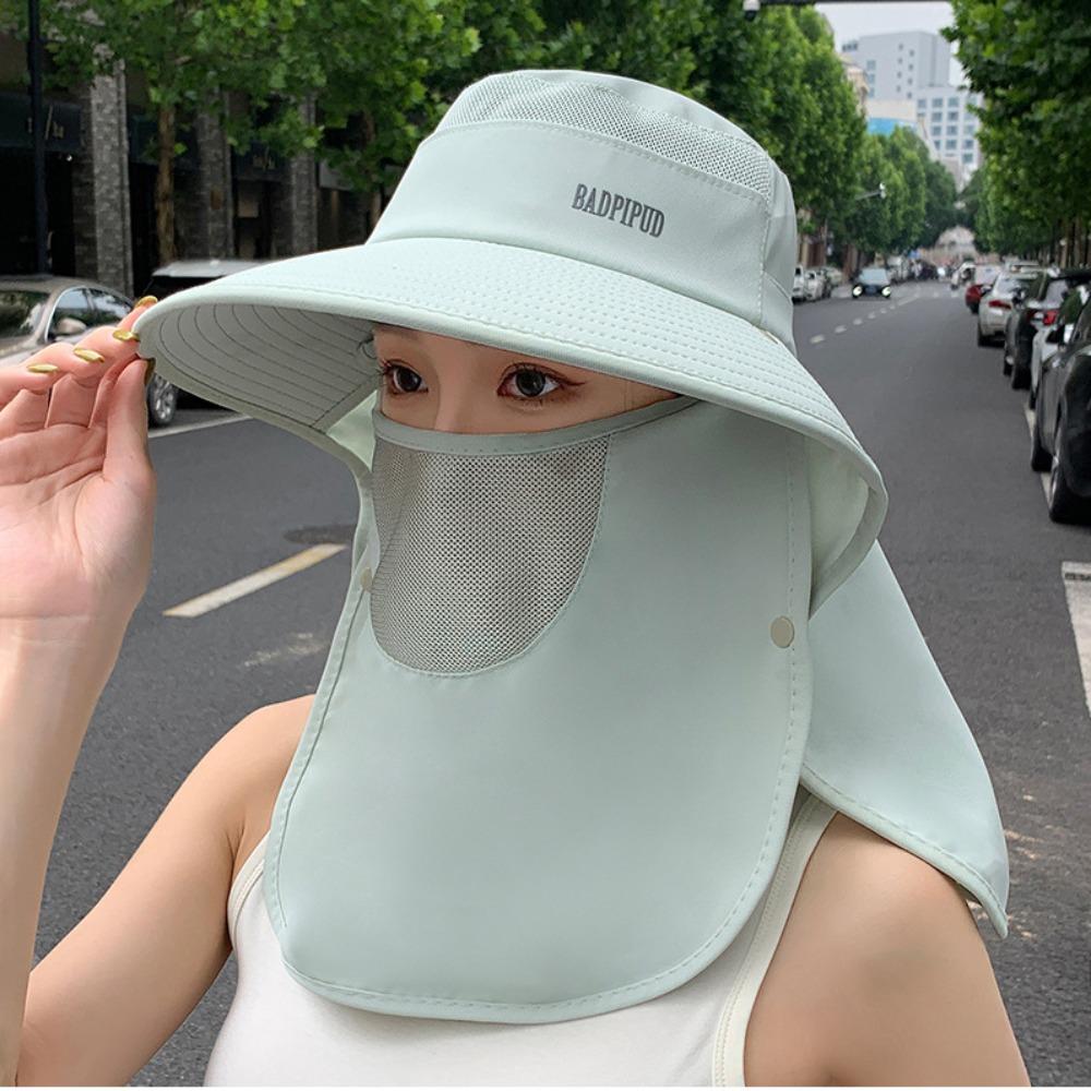 Sun Protection Fisherman Shawl Hat Breathable Mountaineering Cap Casual Sun Protection Cap Women