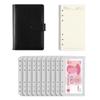 A6 Saving Money Binder Macarone Color Budget Binder Loose-Leaf Notebook  Savings Handbook