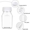 Empty Plastic Reusable Split Beverage Bottle Square Bottle Juice Bottles Clear Drink Containers