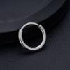 Серьги-кольца G23 из титана с открытым контуром Крутая воздушная индивидуальность Открытые модные украшения для пирсинга козелка Мужские и женские простые серьги