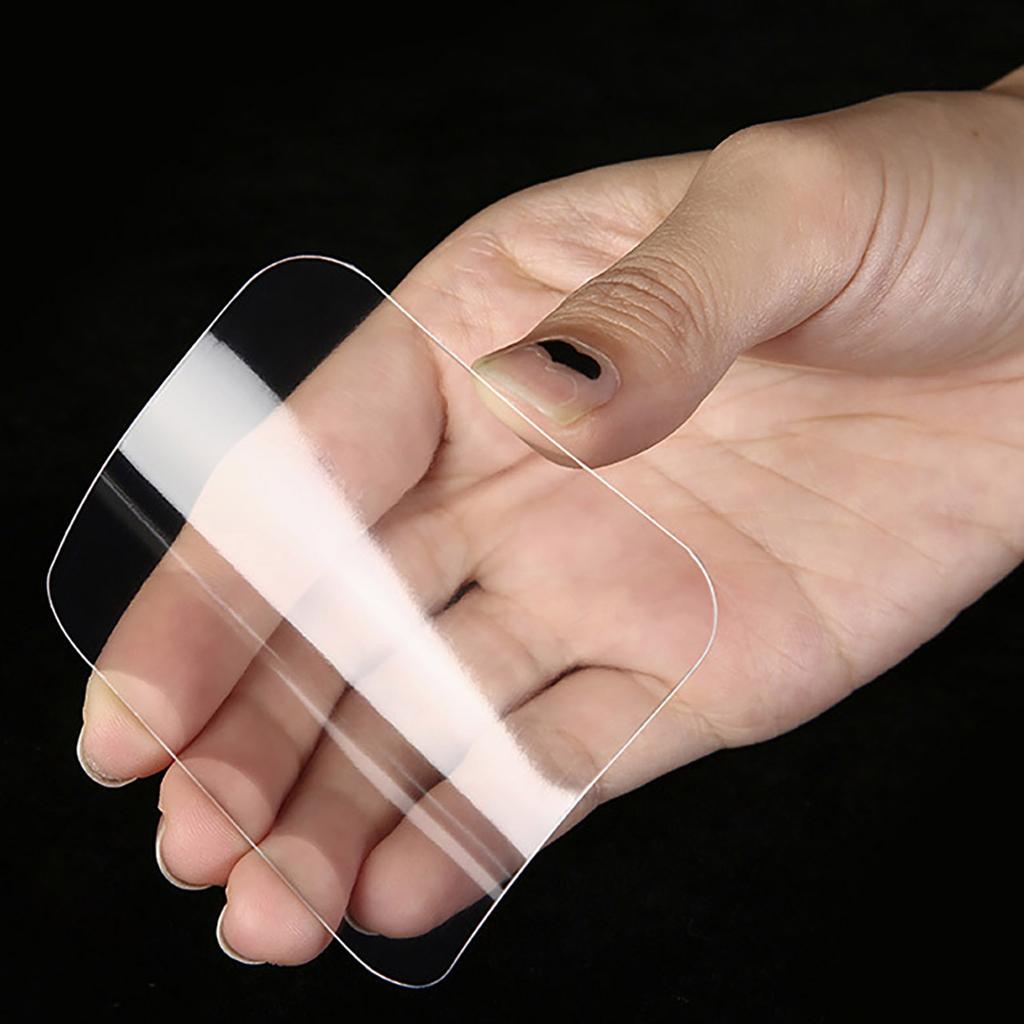 10 шт. прозрачная двухсторонняя клейкая лента, наклейка 60 мм, съемная, для подвешивания картин, клейкая лента, плакатная лента для рождественского украшения