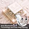 Bluetooth 5.4 Наушники 75 часов с зарядным кейсом, IPX7 Водонепроницаемые спортивные наушники с микрофоном, Беспроводные наушники с шумоподавлением