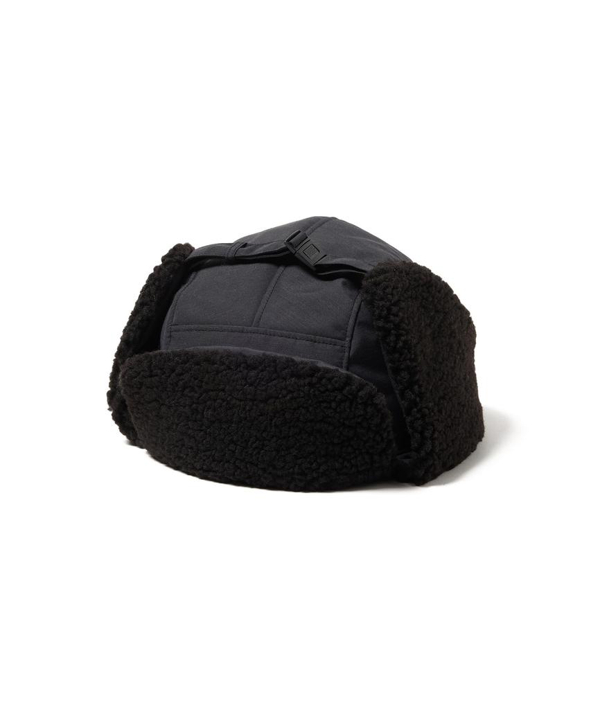 Snow Peak FR Flight Cap Flight Pilot Trapper and Size 2 AC-25AU008 Cap, Headwear, Men's Women's, Black,