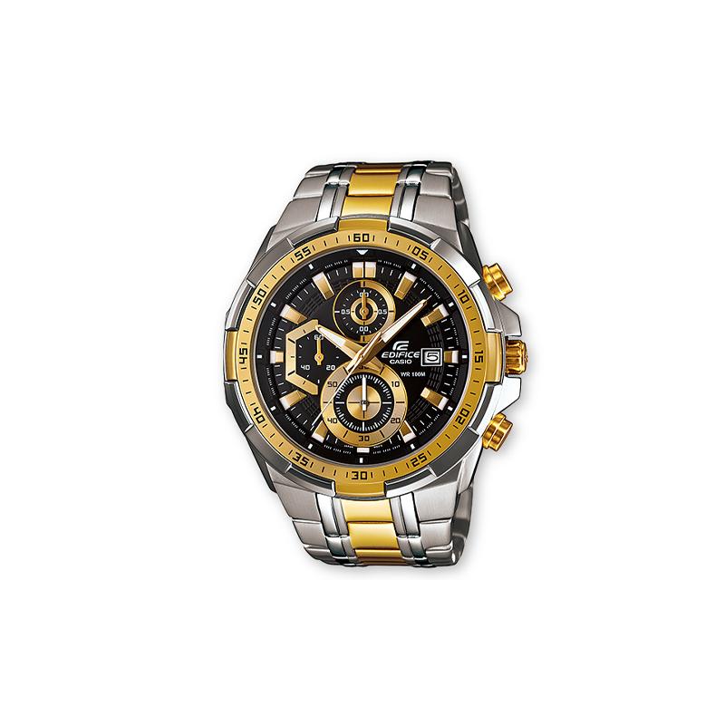 Casio EDIFICE 100м водонепроницаемость кварцевый механизм стальной ремешок японские и корейские часы мужские часы серебристый циферблат EFR-539SG-1A