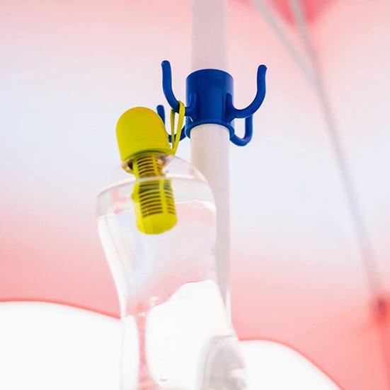 Parasol Hook Stable Portable Hard Wear-resistant Versatile Space-saving Multicolor Four Feet Beach Umbrella Hook Outdoor Supply