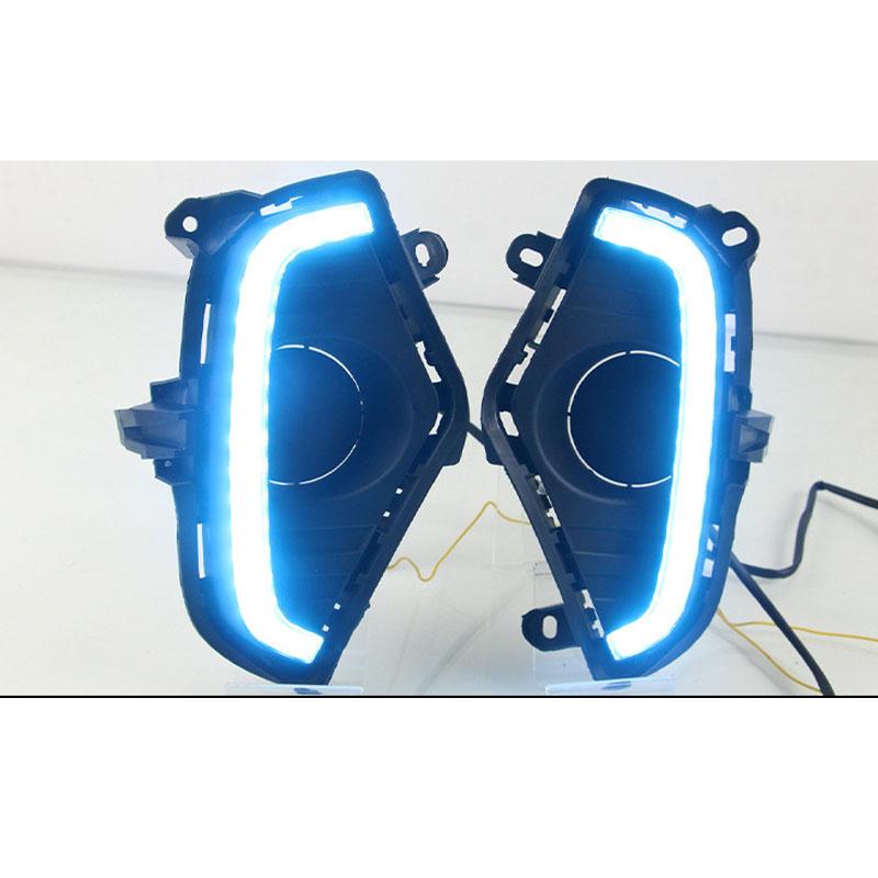 Tri-Color Daytime Running Light Fog Light LED for Toyota RAV4