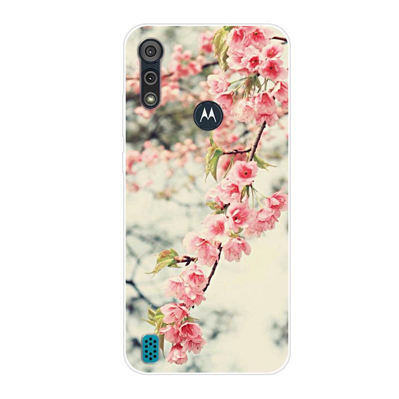 For Motorola Moto E6S 2020 Case Shockproof Soft Silicone TPU Back Cover For Moto E6S 2020 E6i Phone Cases E 6S Case Cute Cartoon