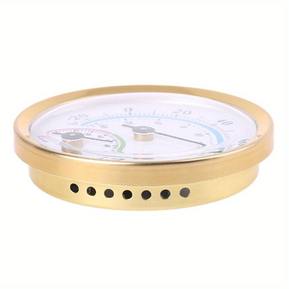 2,28-дюймовый термометр-гигрометр настенный алюминиевый для помещений и саун -20~+120℉ 0~100%RH тестер влажности и температуры монитор(Батарея не требуется)