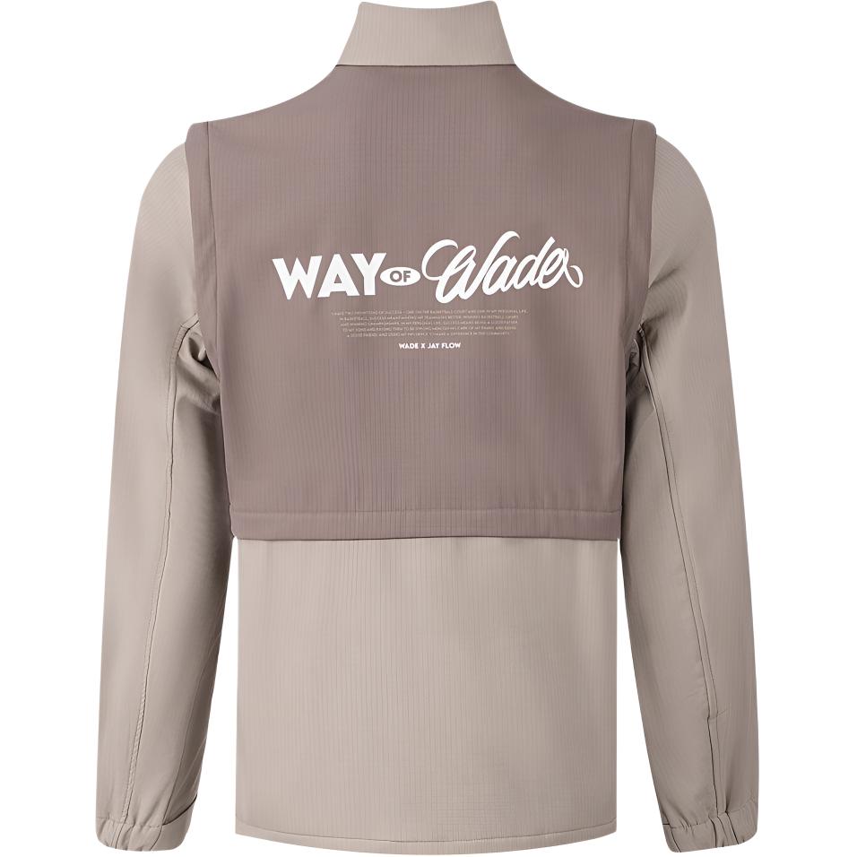 Li Ning X Jay Flow Collaboration Wade Series Stand Collar Zipper Fleece Color Block Jacket Men Jackets AFDVH01-3