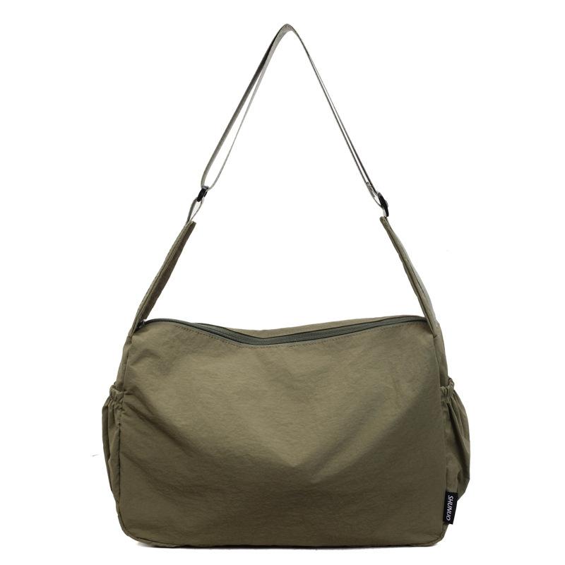 Нейлоновая спортивная сумка кроссбоди мужская и женская большой вместимости сумка-тоут сумка через плечо для通勤