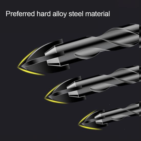 Легированная сталь с шестигранным хвостовиком, стекло, керамика, мрамор, сверло, деревообрабатывающий инструмент