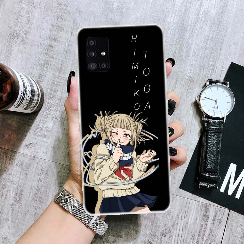 Anime Himiko Toga Waifu Phone Case For Samsung Galaxy A52 A53 A12 A13 A22 A23 A32 A33 A72 A73 A42 A02S A03S 5G A50S Cover Coque
