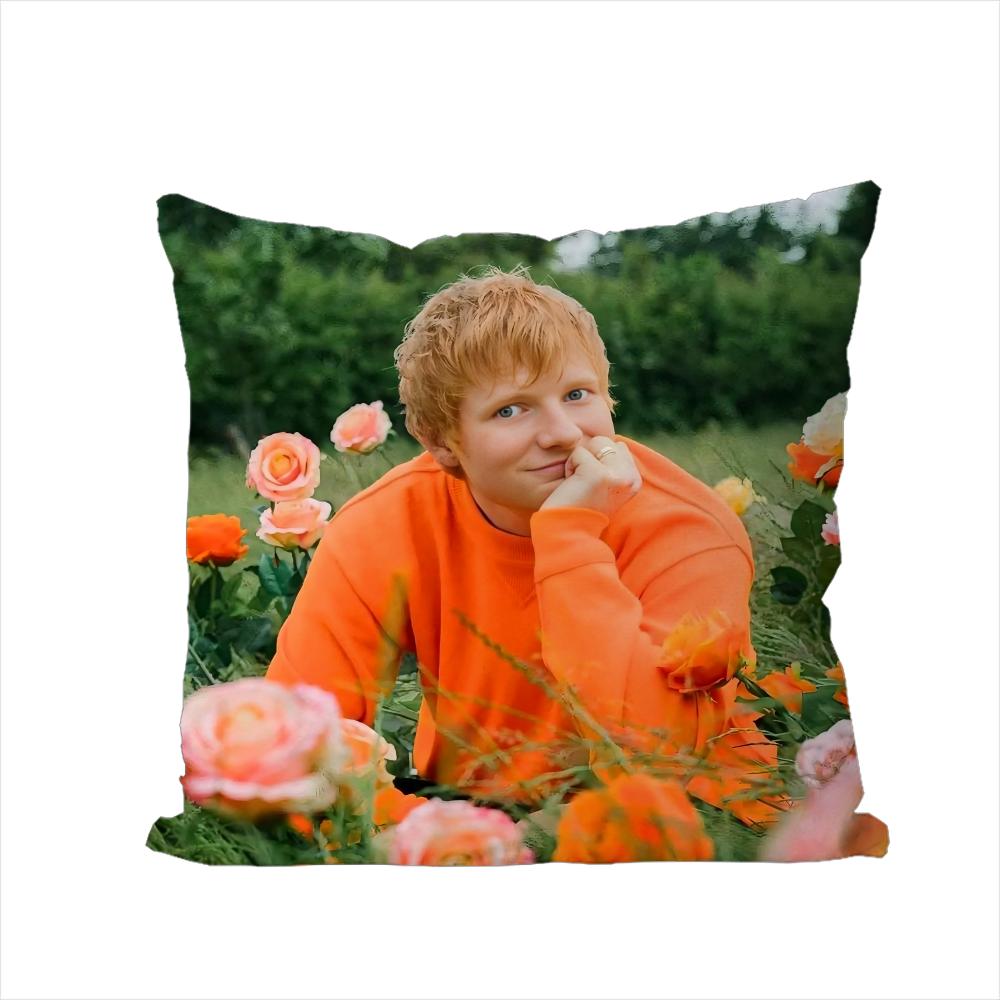 Singer EEd Sheeran Pillow Case For Car Sofa Decorative Home Doublesided Print Plush Square Throw Pillow Cushion Cover