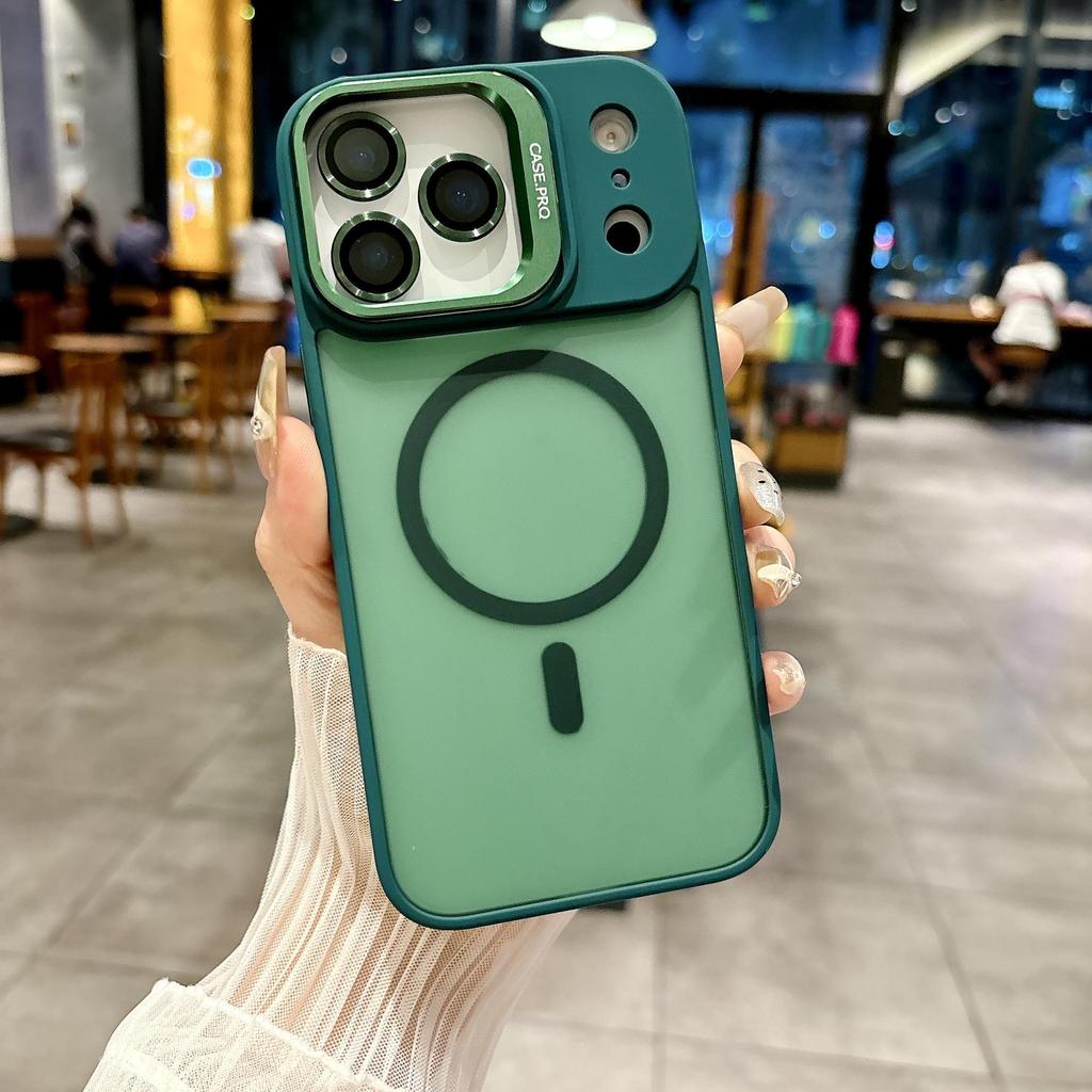 Совместимый чехол-держатель для объектива iPhone 17 Pro Max - Противоскользящий, Защитный, Прозрачный, Магнитный дизайн для модели 15.