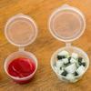 50pcs Sauce Cup Containers Disposable Sauce Cup One-piece Sauce Dispensing Box
