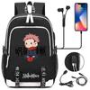 Anime Jujutsu Kaisen 3D Print Backpacks Students Cartoon School Bags Kids Bookbags Unisex Bagpack Children Gifts Mochilas
