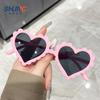 Детские солнцезащитные очки Love Shape Baby Beach Uv Protection Glasses Персонализированные очки для мальчиков и девочек Tide