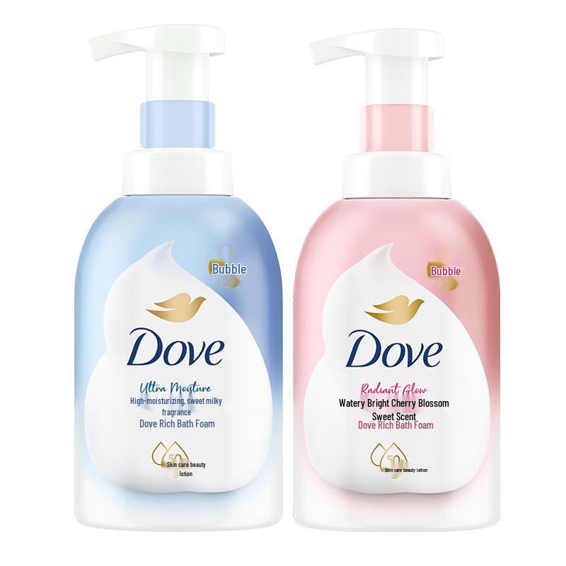 Dove Creamy Shower Foam Twin Pack
