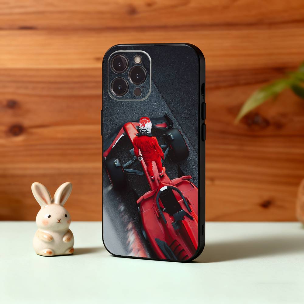 Стильный C- Charles Leclerc 16 Lec Чехол для телефона для iPhone17,16,15,14,13,12Plus,Pro Max,XS,5G Мягкий силиконовый Черный чехол