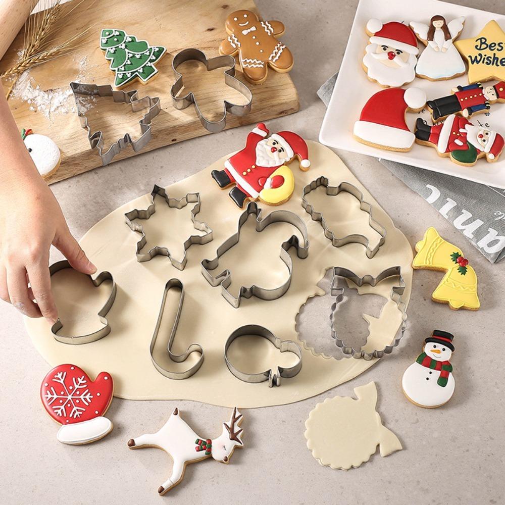 3D-форма для печенья, трехмерная резак для помадки, пресс для печенья, инструмент для выпечки, вечерние