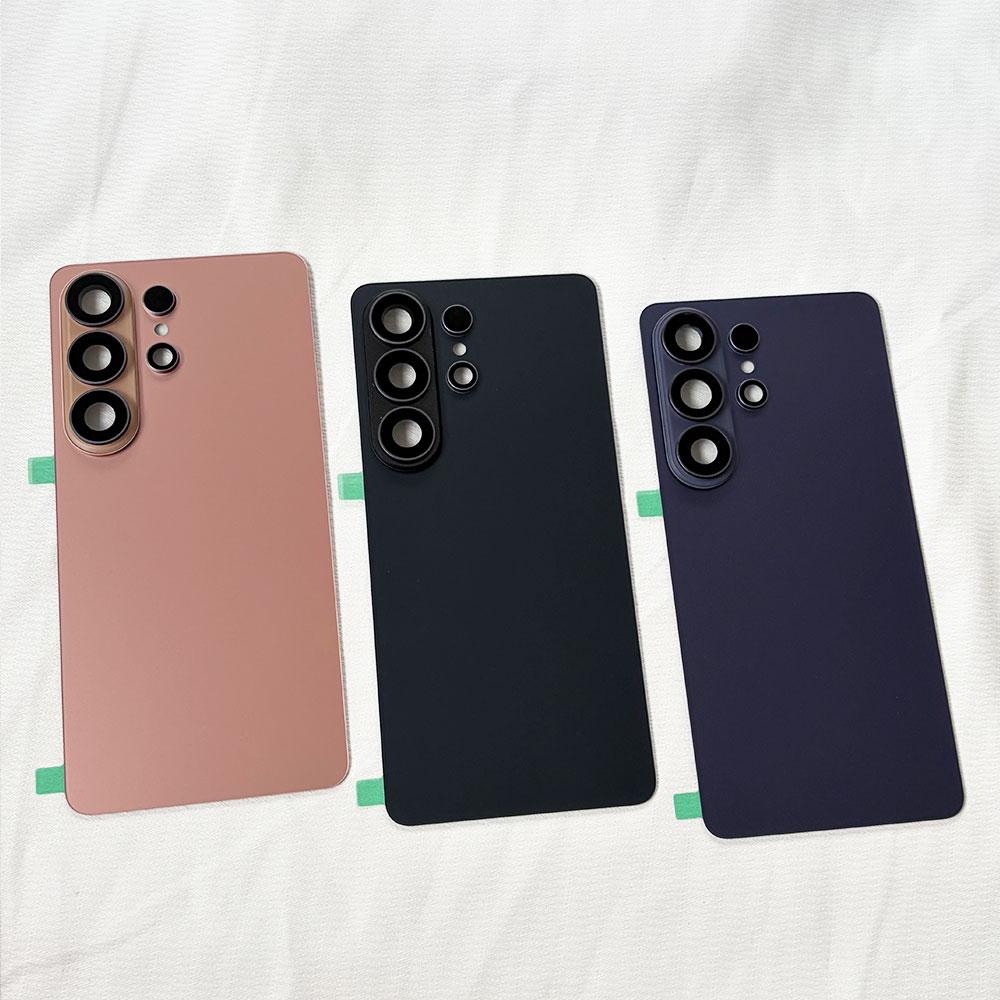 S26U Back Housing For Samsung Galaxy S26 Ultra Back Battery Cover Rear Door Replacement Case Back Glass + camera Lens adhesive
