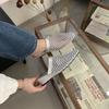 Универсальные плетеные дышащие римские однотонные туфли с квадратным носком, ретро-сумка, полуботинки, женские