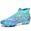 Football Shoes Unisex Football Boots High -top Socks, Long Nails, Artificial Lawn Training Youth Football Shoes for Kids