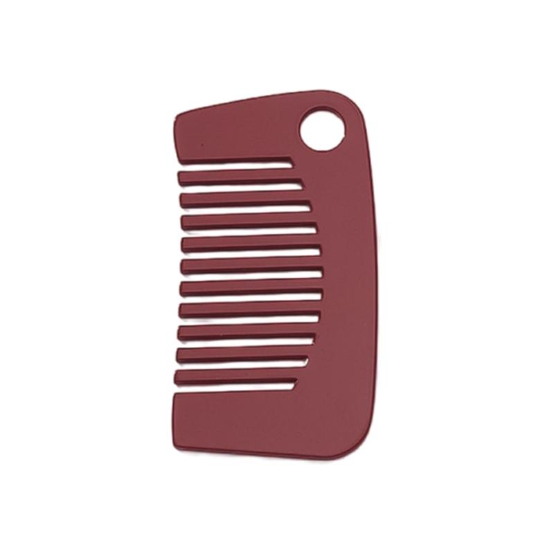 Модное мини-ожерелье-подвеска в виде расчески, портативная расческа для стильных женщин, инструмент для ухода за волосами, уникальные аксессуары