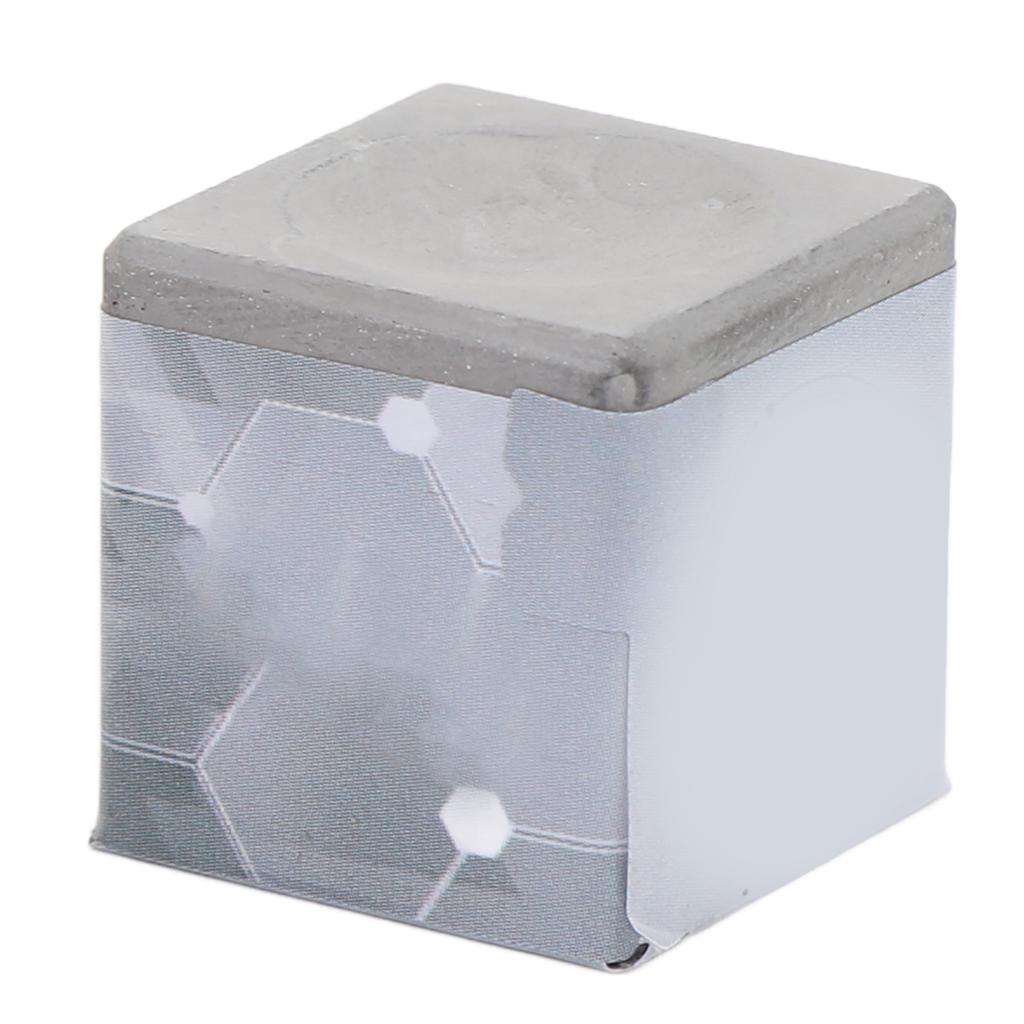 Мел для бильярдного кия профессиональный портативный безопасный мел для бильярдных палок для обучения игровому серому цвету