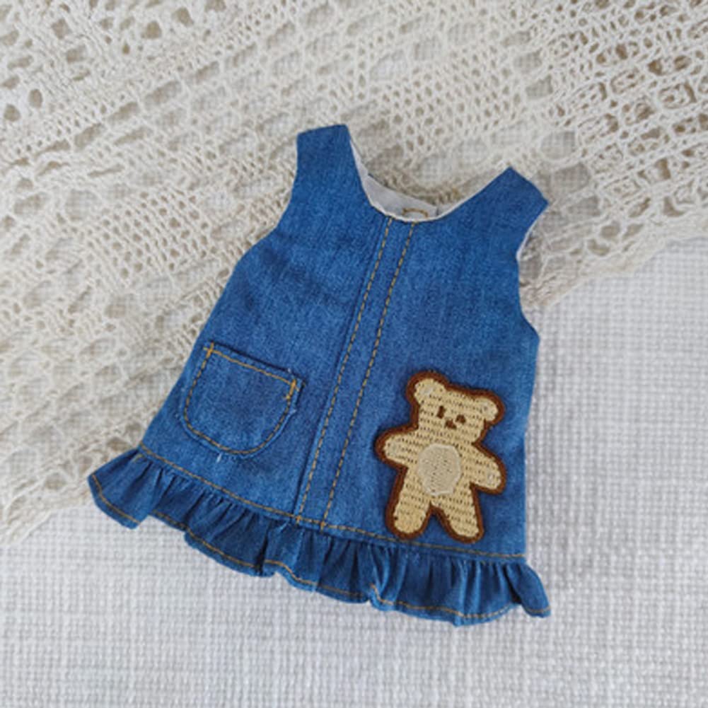 Rakulifey Blythe Clothes Neo Blythe Costume Set Clothes Jacket Dress Set for Obitsu 24 2-piece