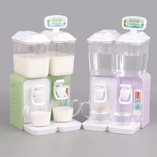 Милый мини-кувшин для воды, игрушечный симулятор, кулер для воды, мультяшный кухонный питьевой фонтанчик, детские игровые домики с отдельными резервуарами