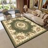 Luxury Green Living Room Carpet European Style Decoration Large Area Sofa Non-slip Rugs Bedroom Lounge Fluffy Plush Floor Mat