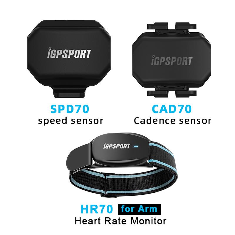 IGPSPORT SPD70 CAD70 Датчик скорости Двойной режим Поддержка Каденс велосипеда HR40 HR70 Пульсометр Для BSC100S BSC200 BSC300 Garmin