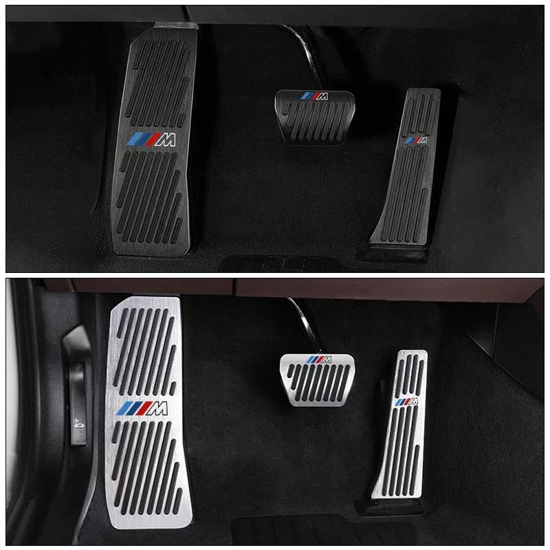 KWYP9 Hot Foot Rest Fuel Brake Gas Pedal Pads Covers Car Accessories For BMW 3 5 series M3 M4 E90 F10 F30 F15 F25 F20 F32 F48 X5
