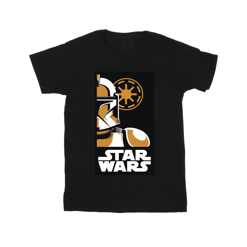 Star Wars Mens Stormtrooper Art Poster T-Shirt