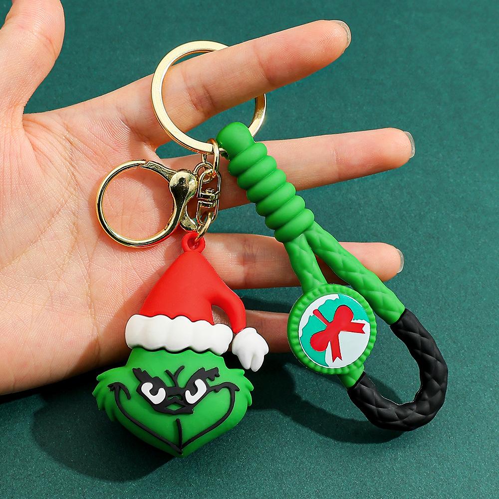 Кукла Гринча трансграничный взрывНовый рождественский брелок-подвеска Гринч рождественское украшение монстр с зелеными волосами