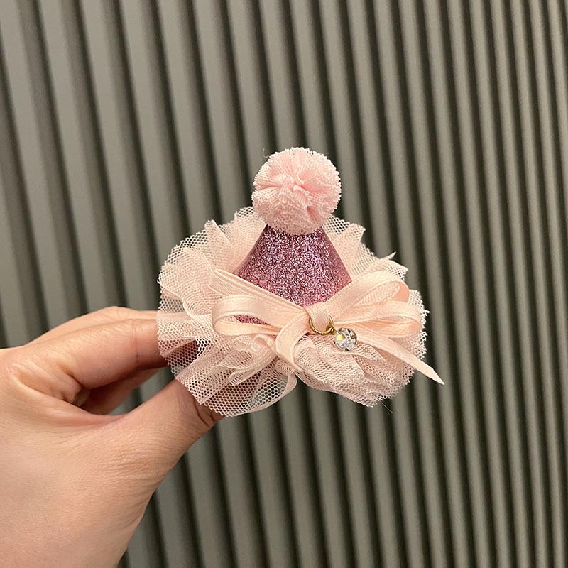 Korean Baby Girl Princess Hair Accessories: Birthday Hat, Hair Clip, Headband, Hairband Materials
