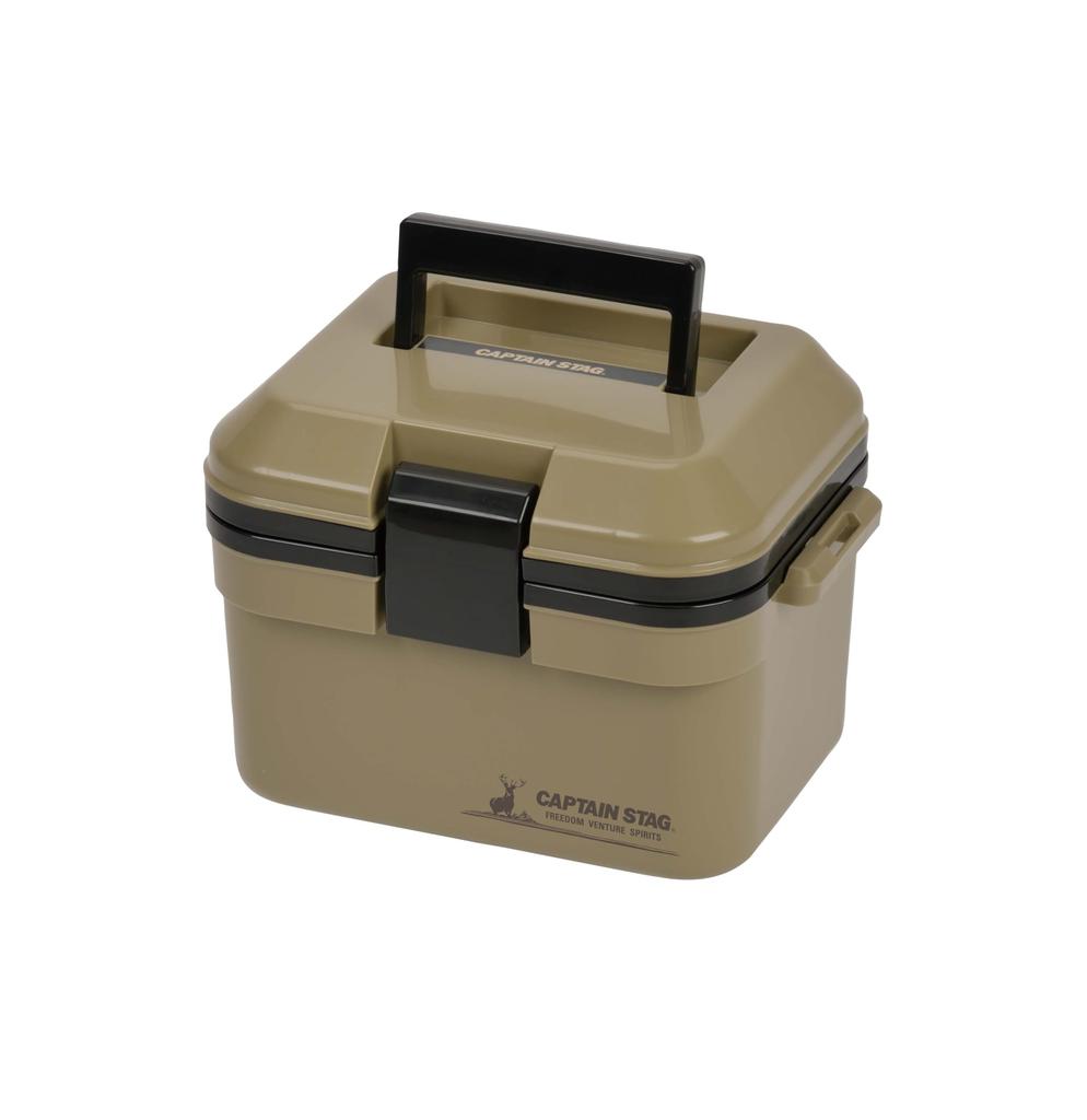 CAPTAIN STAG Cooler Box 5L Capacity with Shoulder Belt Beige Made In Japan CS Charmant UE-104