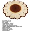 Floor Mat Non-Slip Backing Floral Design Easy Maintenance Versatile Rug Living Room Bathroom Kitchen Home Decor