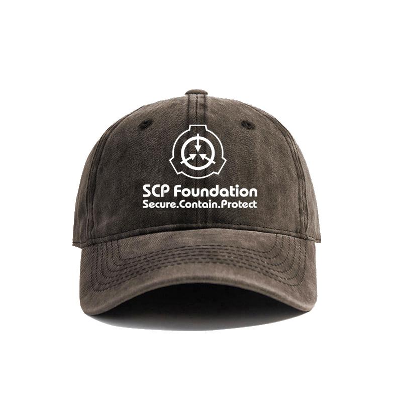 Кепка SCP Foundation Secure Contain Protect с потертостями, унисекс, ретро, для улицы, летняя, регулируемая, Кепка SCP MZ-153