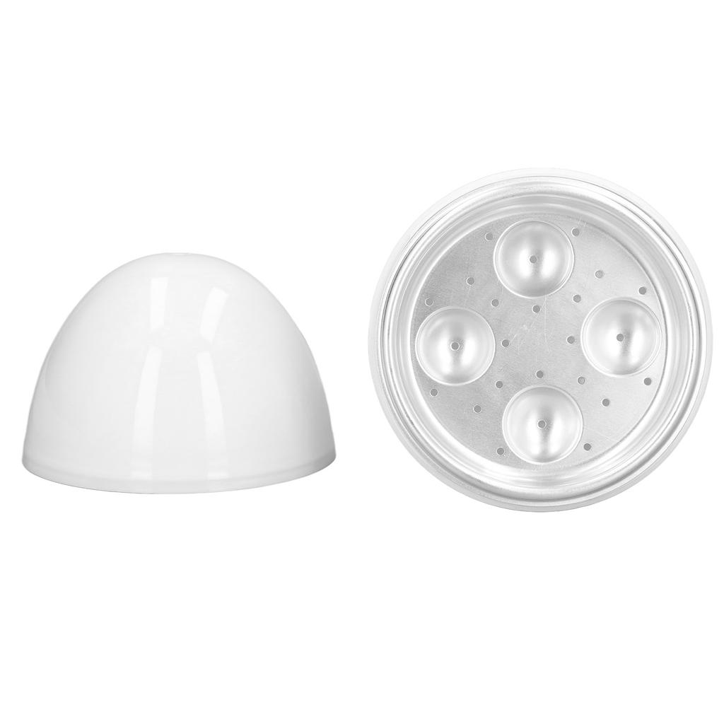 Hard Boiled Egg Cooker 4 Eggs Capacity Compact Design ABS Material Egg Shape Microwave Function Egg Boiler