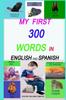 Книга My First 300 Words In English and Spanish. : Let's Get Talking! (My First Book with Colored Images), English Edition