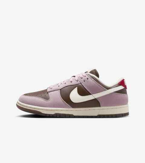 HM0987-200 Nike Женские Dunk Low Cacao Wow и Pink Foam (Женский)