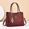 Женские сумки высокого класса, мягкая кожа большой вместимости, сумки для мамы среднего возраста, модные и универсальные, с отличным темпераментом, на одно плечо, через плечо