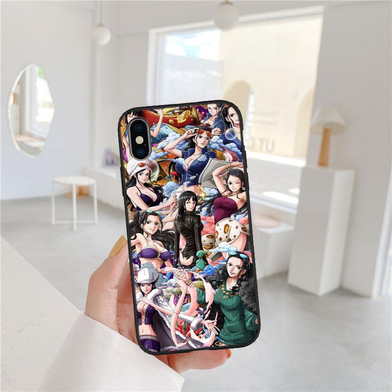 Art One Piece Soft Shell Phone Case for iPhone SE X XS XR 11 16E 17 Pro Max Air 8 7 6 6s Plus
